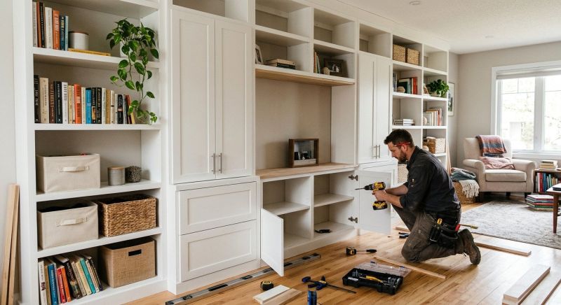 Mudroom Shelving Installation in Woodbridge, VA